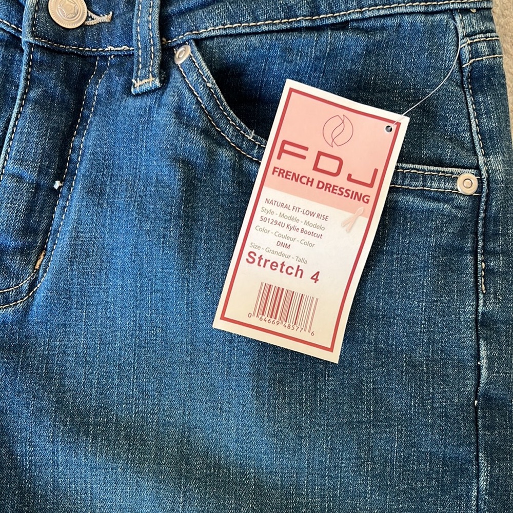 Blue Boot Cut Jeans - Picture 3 of 12